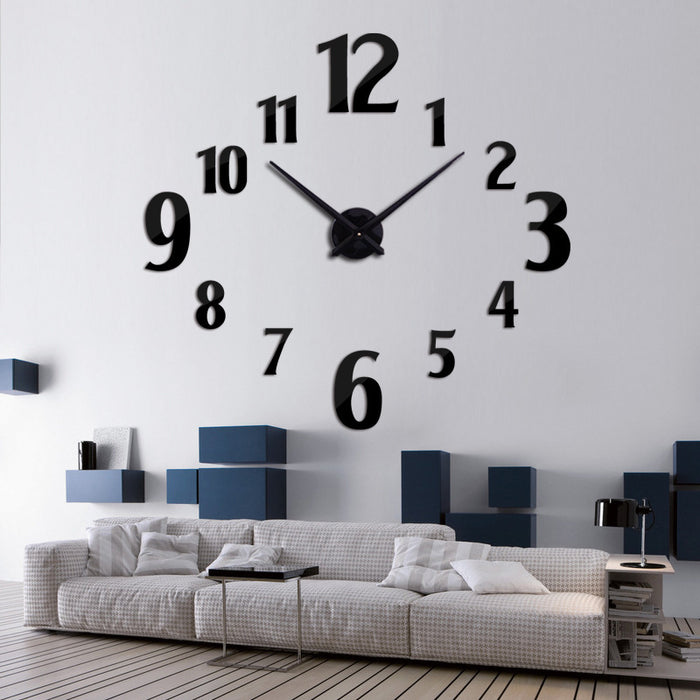 Three-Dimensional  Wall Stickers Nordic Clocks