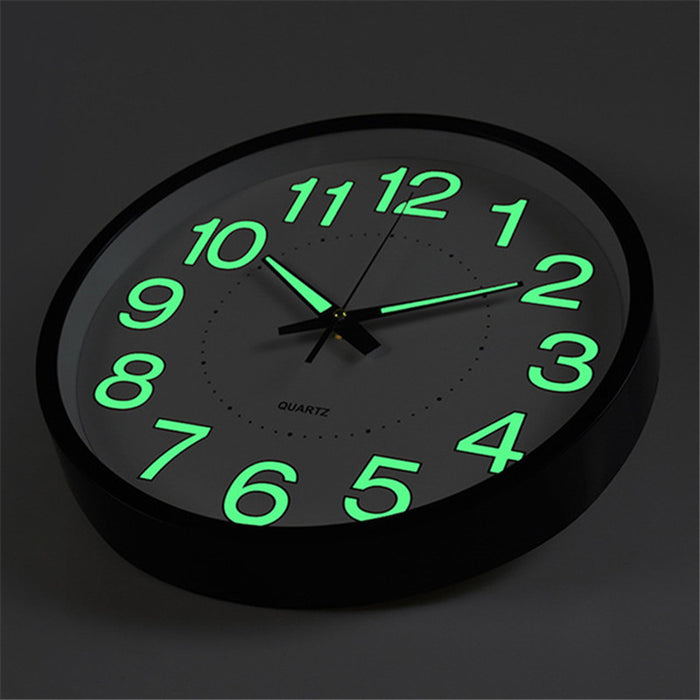 12 inch Luminous Minimalist Wall Clock