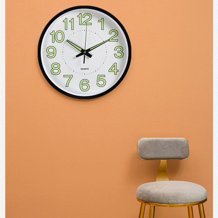 12 inch Luminous Minimalist Wall Clock