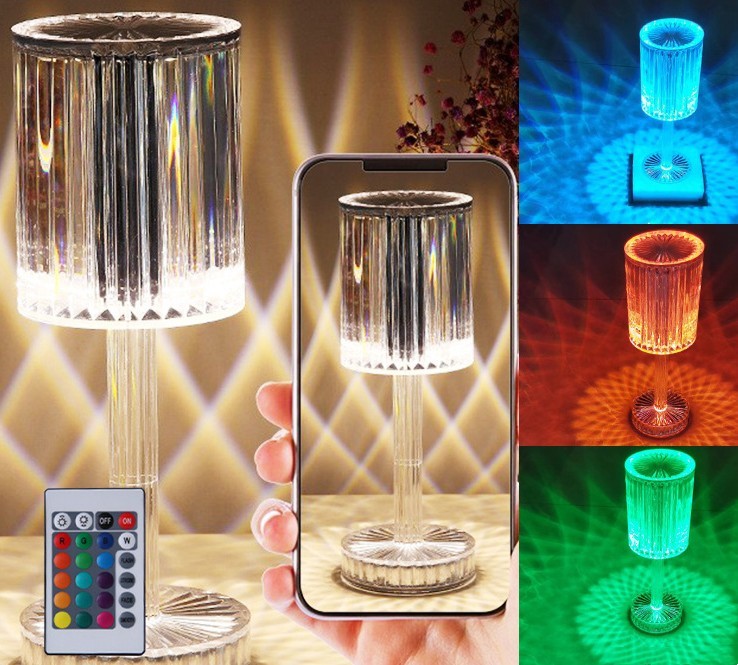 New Crystal Table Lamp Hotel Decoration