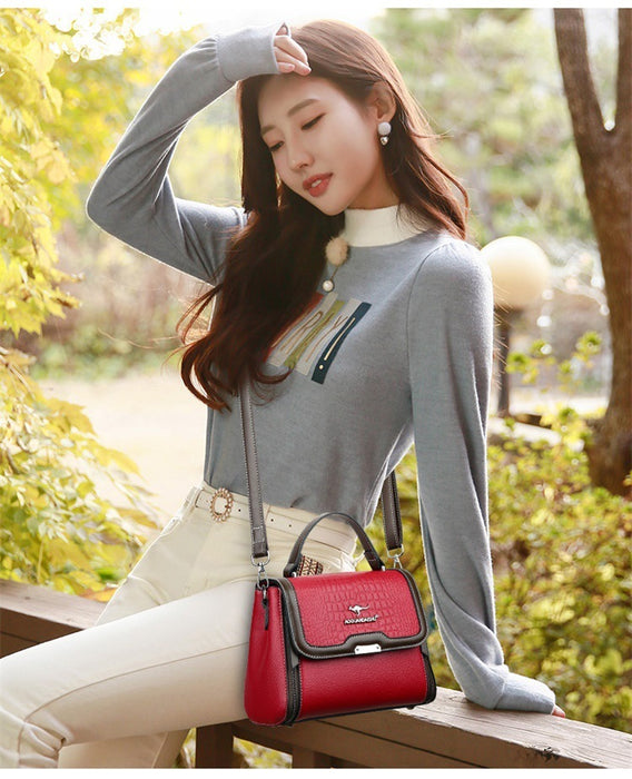 Women's Shoulder Crossbody Small Square Mother Bag Elegant