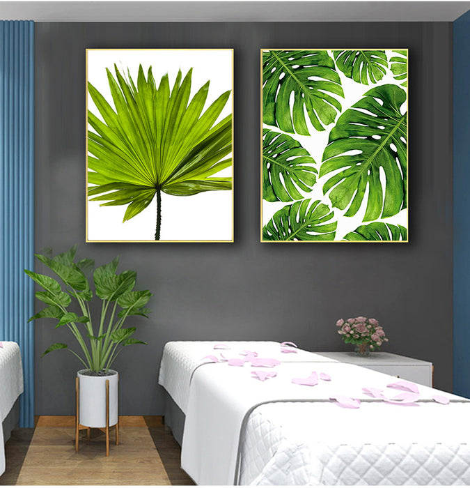 Home Decor Green Plant Canvas Painting