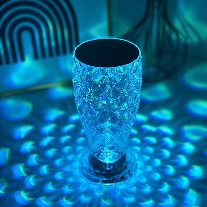 Fish Scale Lamp With USB Port LED Night Light