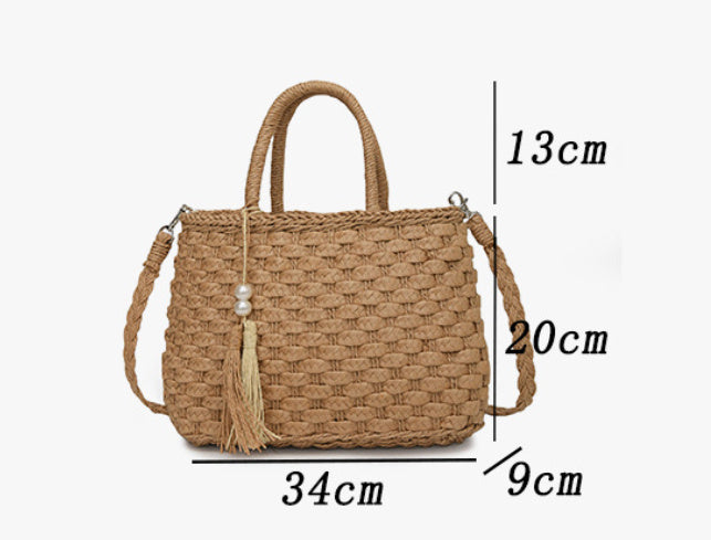 Women's Fashion Personality Hand-carrying Woven Bag