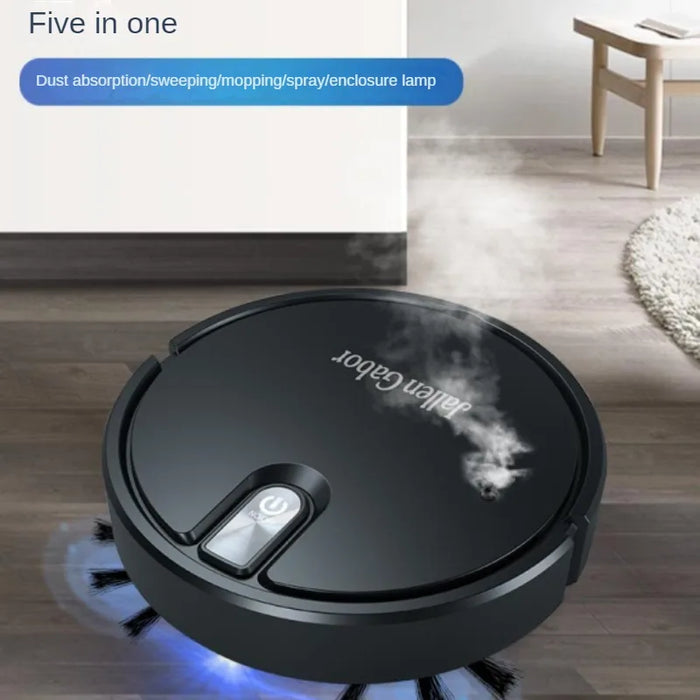 Sweeping Robot Household Three In One Cleaning Machine Usb Charging Intelligent Vacuum Cleaner With Spray Atmosphere Light