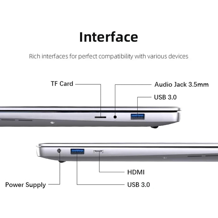 NEW Portable i7 Laptop 14.1'' Intel Core i7-7500U Windows 11 Laptop Computer 12GB RAM 1TB/2TB SSD 1920*1080 Notebook Computer PC