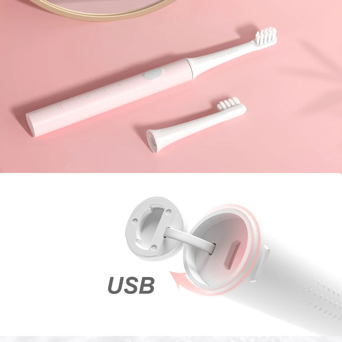 Xiaomi Mijia T100 Sonic Electric Toothbrush Cordless Rechargeable Toothbrush IPX7 Waterproof Ultrasonic Automatic Tooth Brush