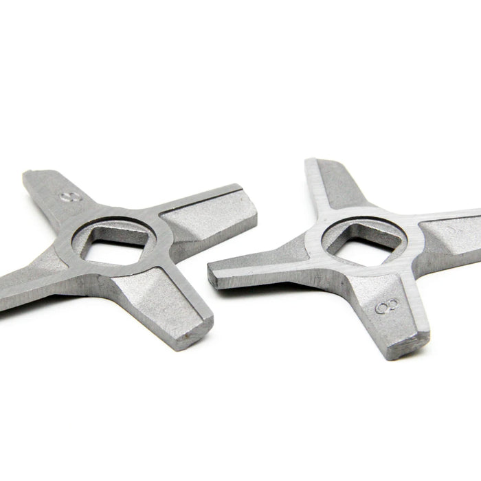 2pcs #8 Meat Grinder Knife Stainless Steel Mincer Blade Spare Parts for Zelmer 887.8 987.8 MM1200 Kitchen Appliance