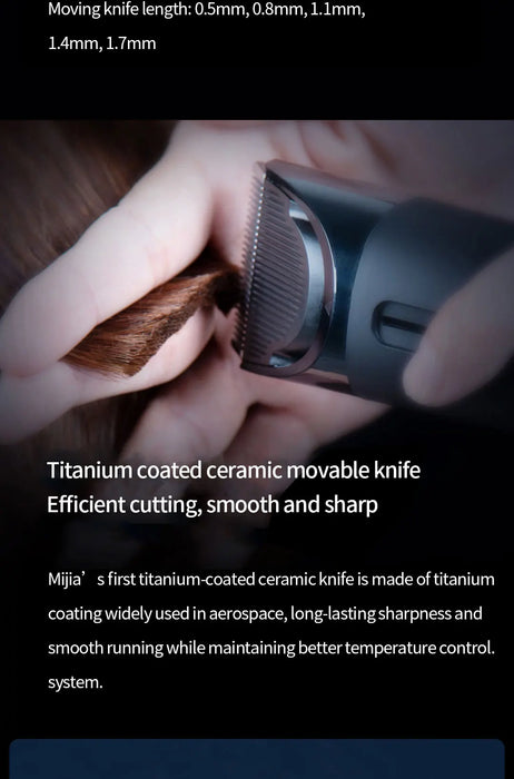 Xiaomi Mijia Hair Clipper Men Women Profesional Hair Trimmer Haircut Shaving Shaver Cutting Machine Washable Ceramic Cutter Head