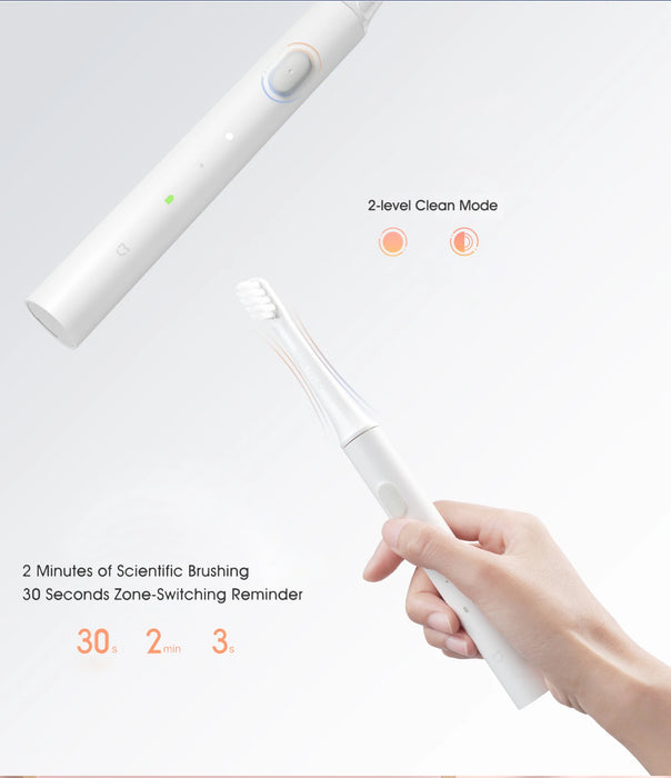 Xiaomi Mijia T100 Sonic Electric Toothbrush Cordless Rechargeable Toothbrush IPX7 Waterproof Ultrasonic Automatic Tooth Brush