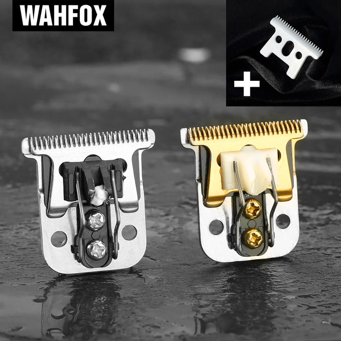 WAHFOX Replacement Steel Blade Set For Andis D7 D8 SlimLine Pro Li Hair Clipper Trimmer With Ceramic Blade