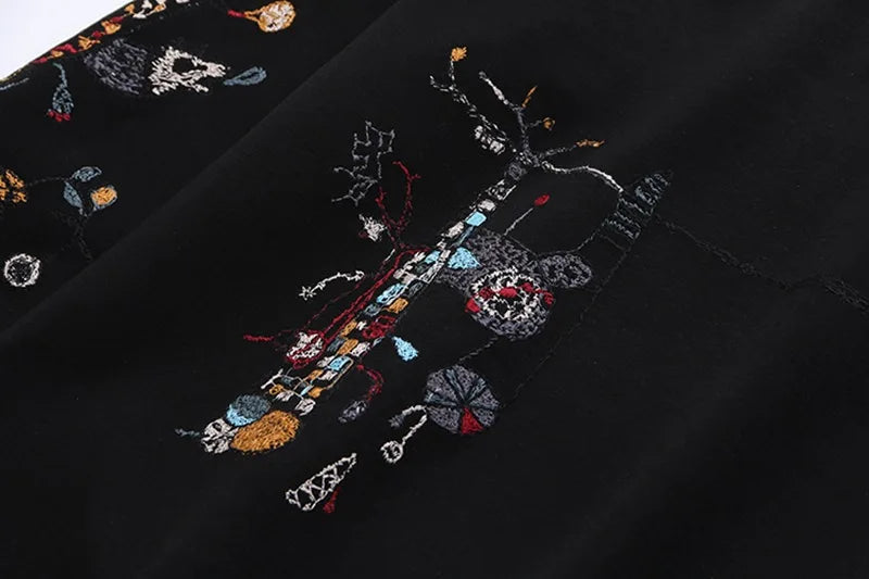 Harajuku Sweatshirt Women 2023 Autumn Winter New Fashion Casual Stitch-embroidered Long-sleeved O- Neck Breathable Hoodie Top