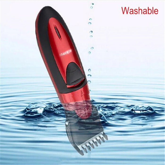 Kairui HC-001 Electric Hair Clipper Washable Rechargeable Hair Trimmer Beard Razor for Men Haircut Shaver Hair Cutting Machine