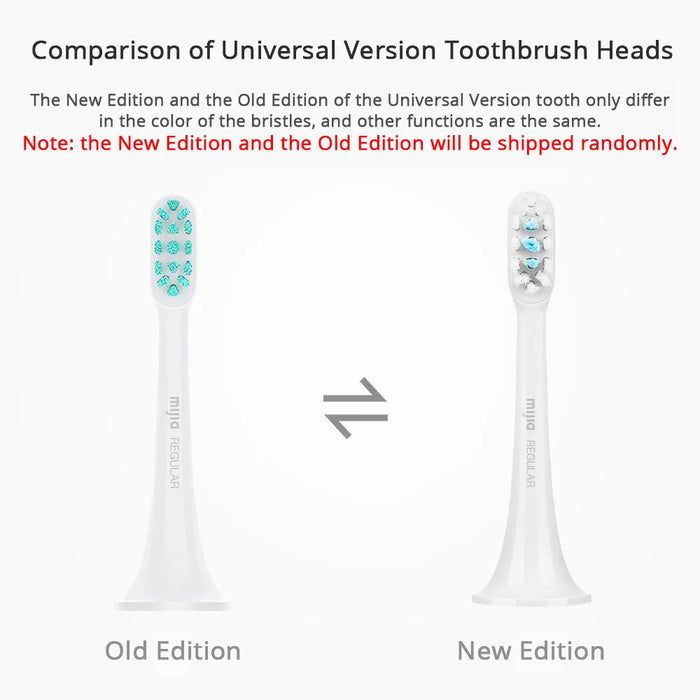 Original Mijia Electric Toothbrush Head 3PCS for T300 / T500 Smart Sonic Toothbrush Acoustic Clean 3D Brush Head Combines