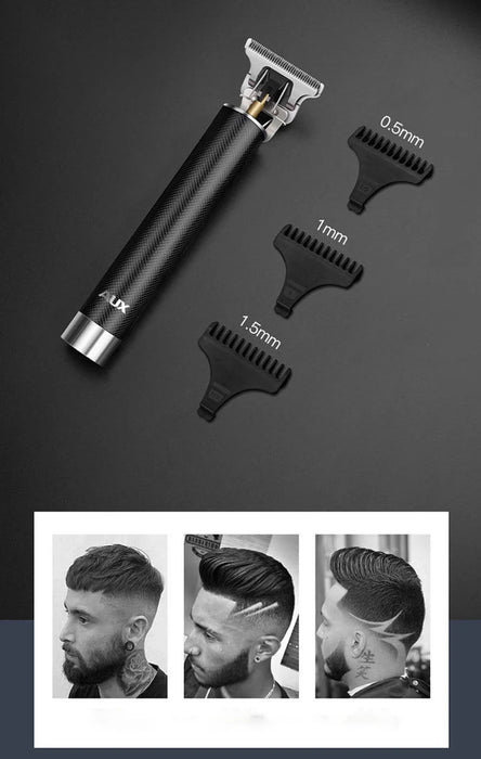 Professional T9 Hair Trimmer Clipper 0MM Rechargeable Baldheaded Cutter Barber Cutting Machine for Adult Kid Men Beard Shaver