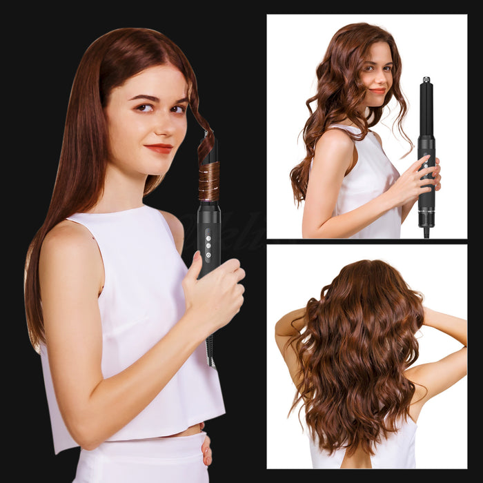 Professional Hair Dryer 7 In 1 High Speed Hair Dryer Hair Straightener Electric Curler Multifunctional Styling Tool Set