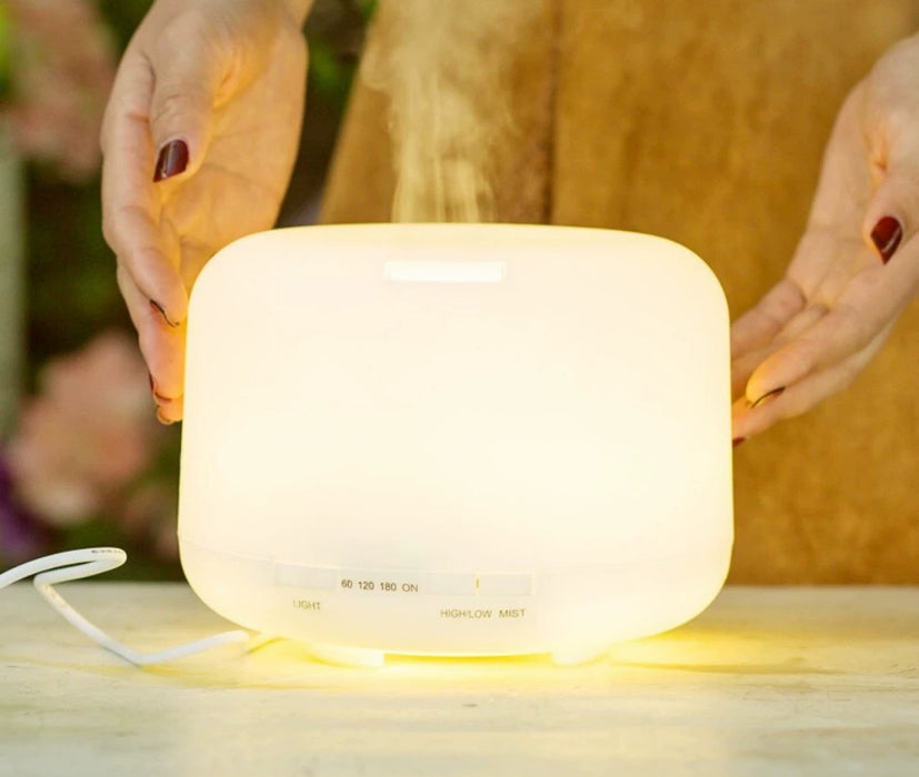 500ml Japanese Style Muji Aroma Diffuser Ultrasonic Essential Oil Ultrasonic Aroma Diffuser For Home Large Capacity Humidifier Gift Present