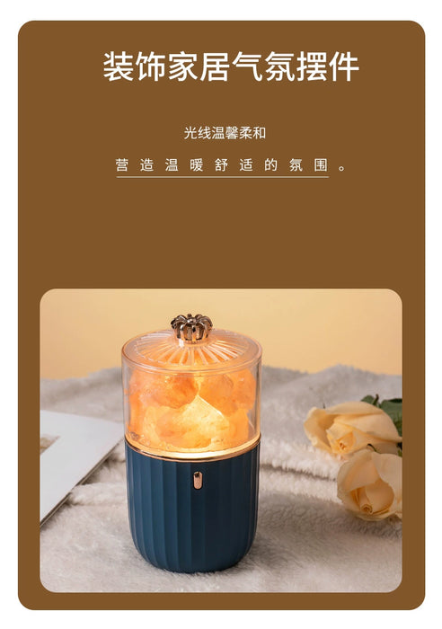 Colorful Salt Stone Wireless Aroma Diffuser Charging for Home and Vehicle Automatic Cachin Essential Oil Diffuser Hotel Aroma Enhancer