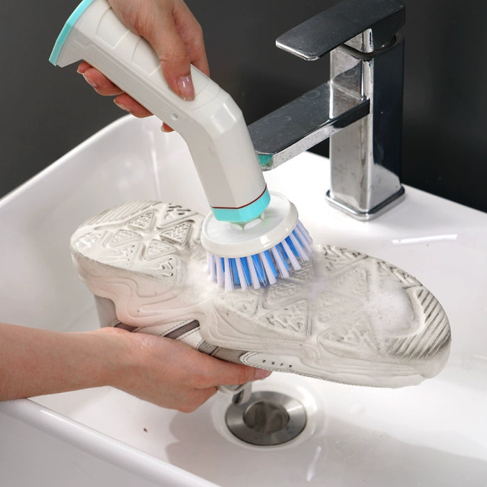 Electric Brush Shoes Machine Brush Silicone Shoes Can Be Brushed inside and outside Handy Gadget Portable Rechargeable Multifunctional Handheld Shoes Cleaning Machine