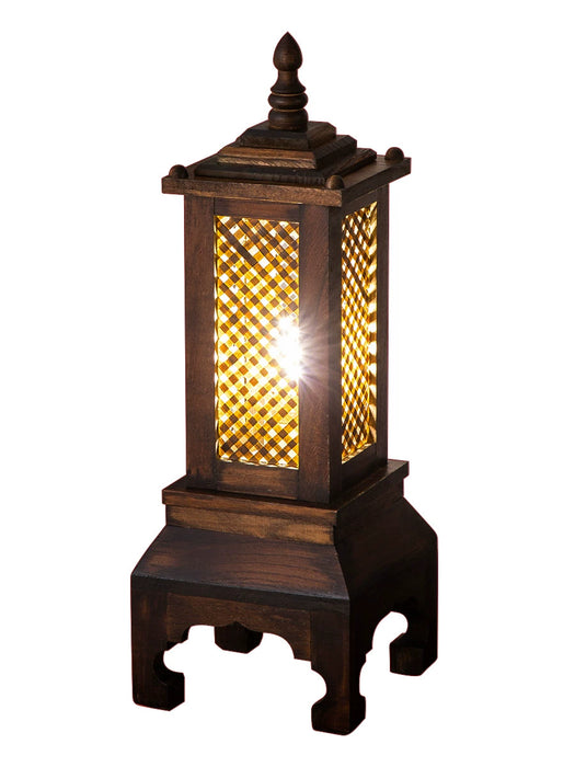 Thai Guest Room Decorative Lamp Southeast Asian Solid Wood Bamboo