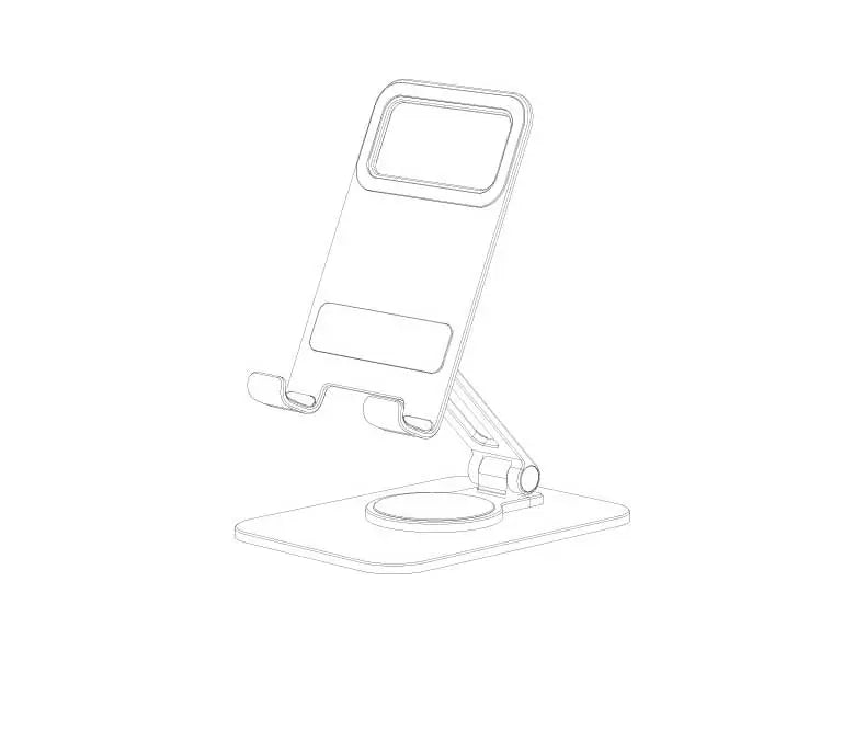 Naccity Rotate Mobile Phone Stand Desktop Tablet Computer Applicable Tablet Computer Stand Neutral Pro Net Class for PUBG Special Foldable Adjustable Adjustable Portable Lazybones' Supporting Bracket Air