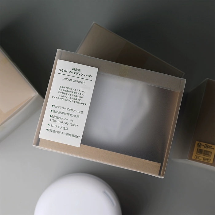 500ml Japanese Style Muji Aroma Diffuser Ultrasonic Essential Oil Ultrasonic Aroma Diffuser For Home Large Capacity Humidifier Gift Present