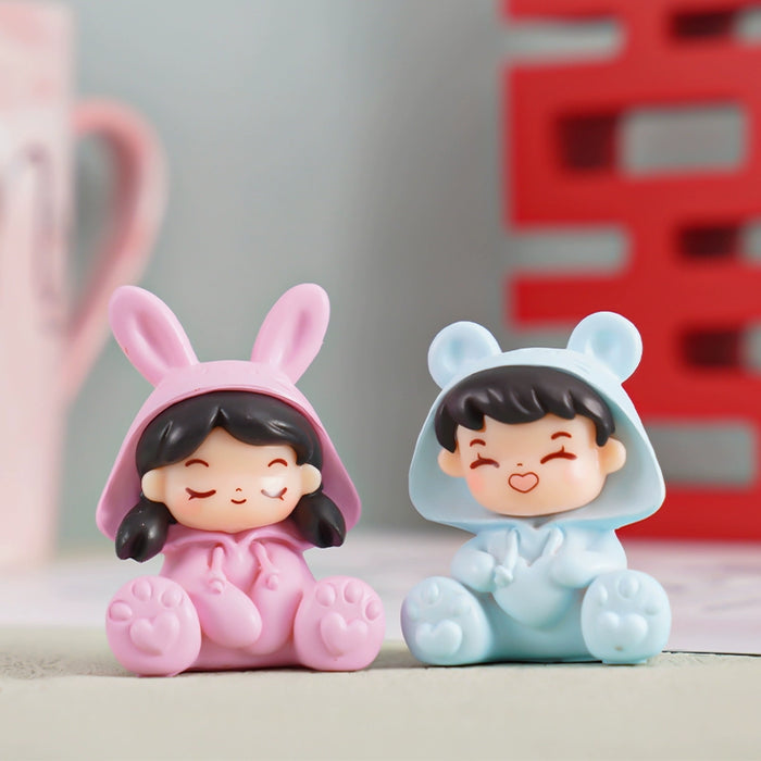 Wedding Gift for New Couple Creative Chinese Character Xi Balloon Couple Rabbit Cute Ornaments Home High-End New Wedding Products