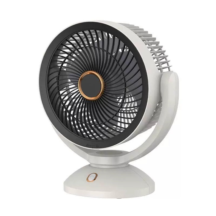 New Arrival USB Desktop Fan Portable Rechargeable Small Fan Home Dormitory Mute Multi-Gear Adjustable Light Fan