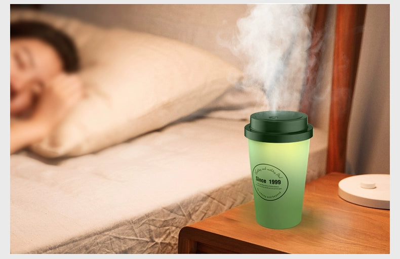 USB Humidifier Household Silent Bedroom Small Heavy Fog Office Desk Surface Panel Mini Dormitory Aromatherapy Air Spray