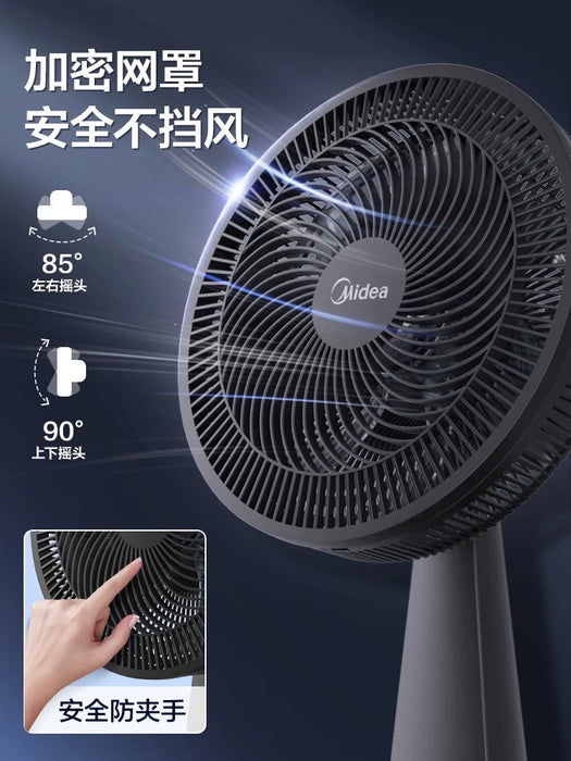 Midea Electric Fan Household Desktop Shaking Head Strong Strong Wind Small Light Sound Electric Fan Energy-Saving Dormitory Bedroom Fan