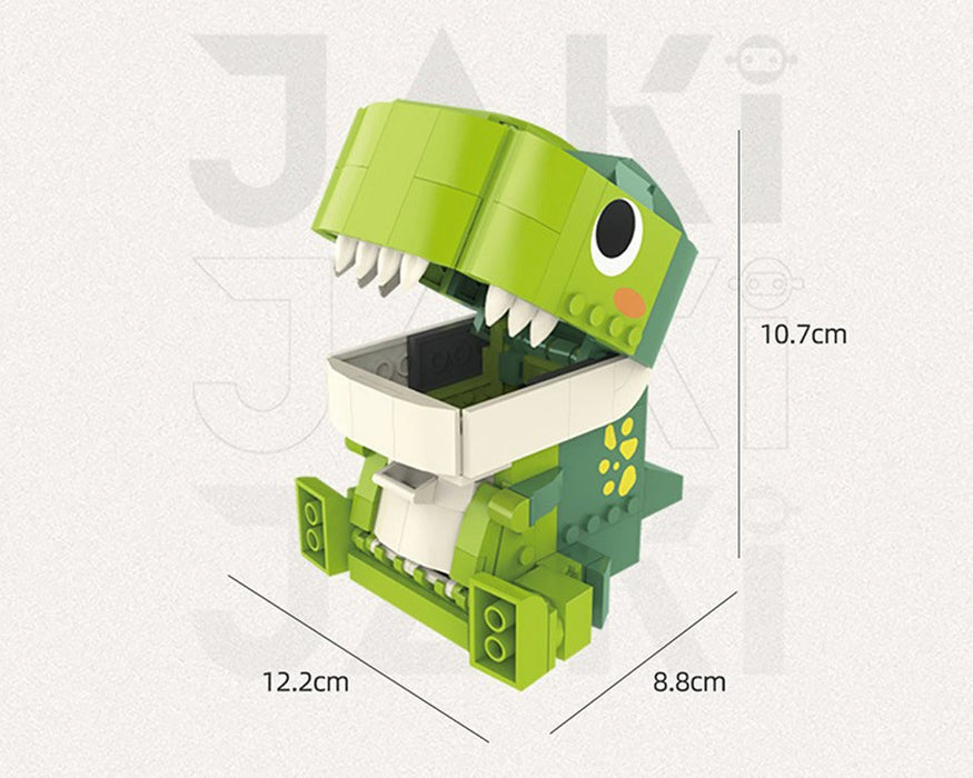 Yumheart Chinese Building Blocks Tyrannosaurus Rex Little Dinosaur Assemble Model Toy Stationery Cute Ornaments Kids Gift