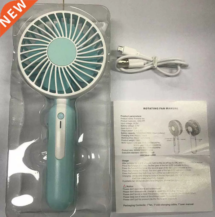 Mini USB Fan Portable Handheld Ventiladors Rechargeable