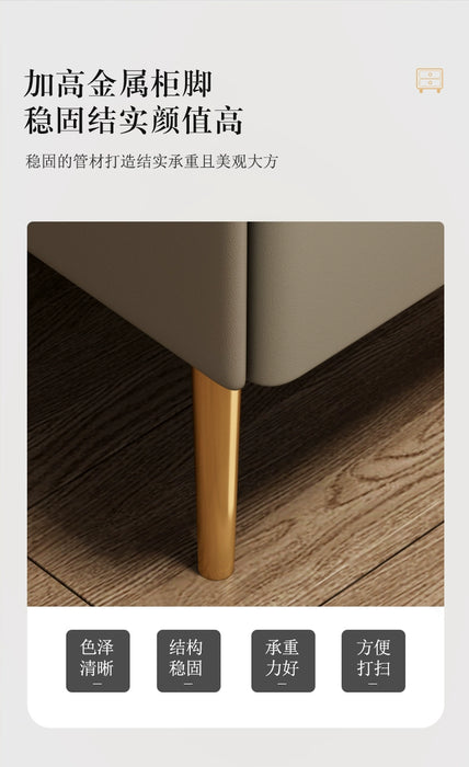 Narrow Smart Nightstands Modern Living Room Smart Small Bedside Table Wireless Charging Balcony Library Muebles Hotel Furnitur