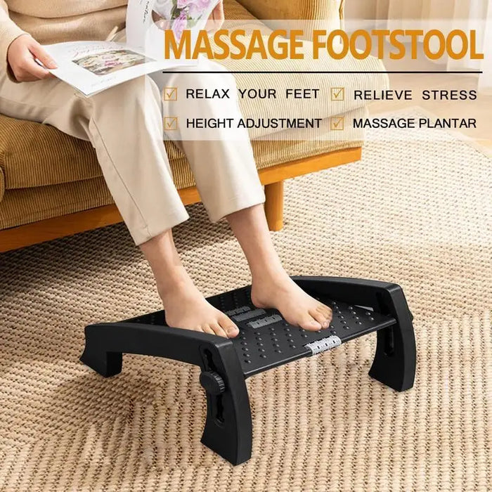 Desk Feet Rest Under Desk Foot Stool Step Stool Stable Structure Foot Support Discomfort Relief Easy To Clean For Car Train