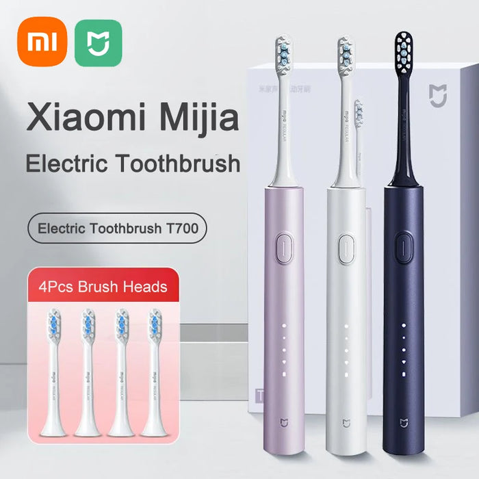 XIAOMI Mijia Sonic Electric Toothbrush T302 With 4 Brush Heads IPX8 Waterproof Wireless Charging 4 Modes Cleaning Tooth Brushes