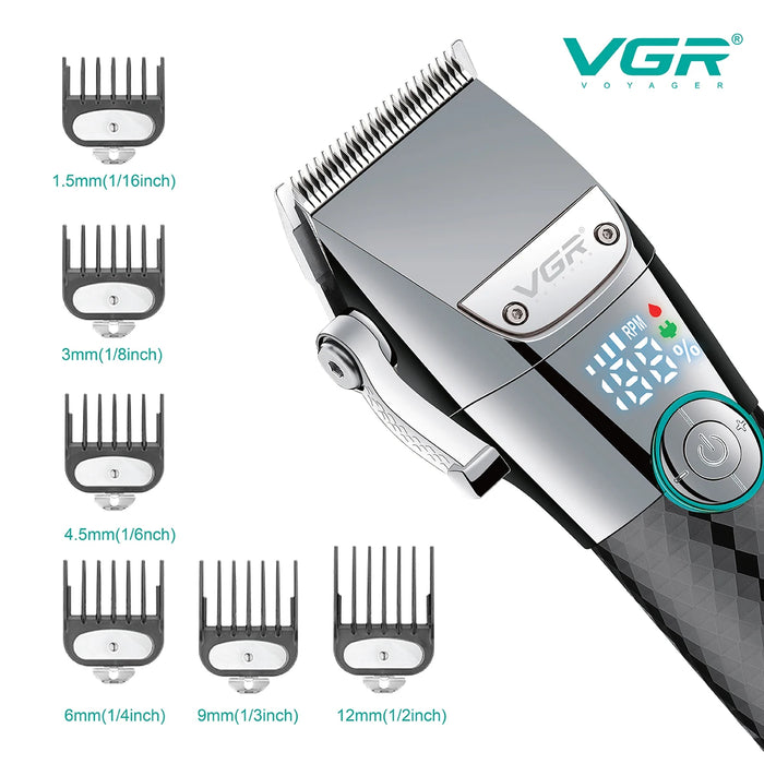 Professional  Adjust Hair Trimmer For Men Finishing Electric Fade Hair Clipper Beard Rechargeable Hair Cutter Machine