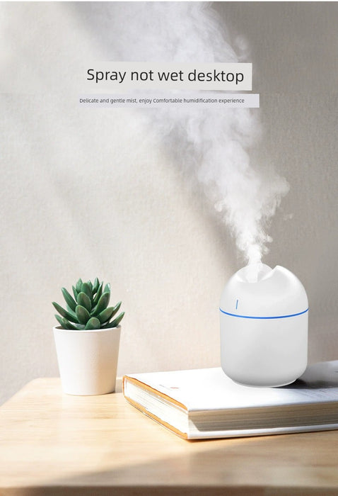 Fat Small Air Humidifier Mute USB Aroma Diffuser Household Bedroom Portable Good-looking Large Spray Humidifier