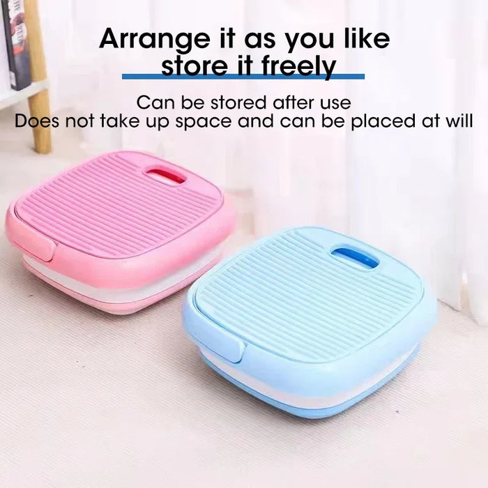 Portable Mini Folding Washing Machine Home Cleaning Bucket Wash Underwear Sock With Dehydration For Travel