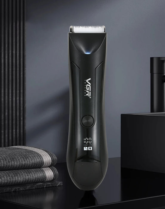 VGR New Cross-border Conventional Electric Hair Trimmer Whole Body Wash Hair Trimmer LCD Digital Display Electric Clipper 951