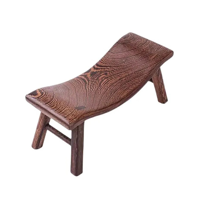 Chicken Wing Wood Cervical Vertebra Pillow Solid Wood Footstool Cool Red Rose Pear Hardwood Multi-functional Sleeping Stool