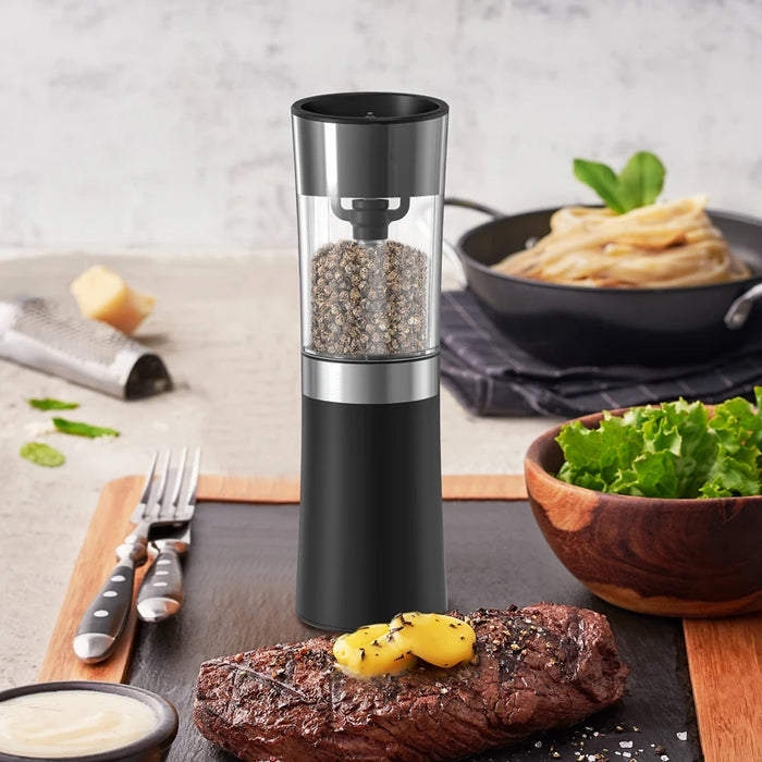 Electric Rechargeable Salt and Pepper Mill (Adjustable Coarseness) Rechargeable Grinder Battery Powered Kitchen Tools