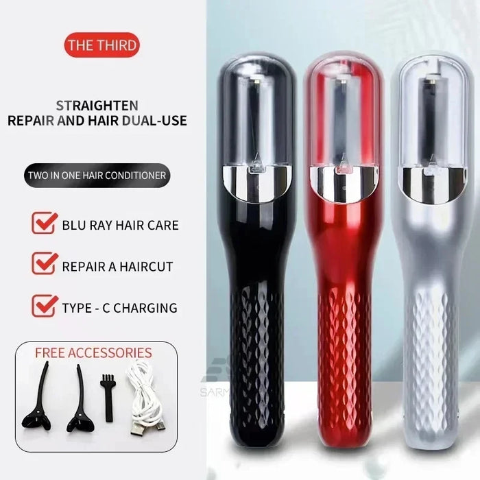 Cordless Hair End Cutting Machine Hair Split Ends Trimmer Automatic Split End Remover Damaged Hair Repair Care Treatment