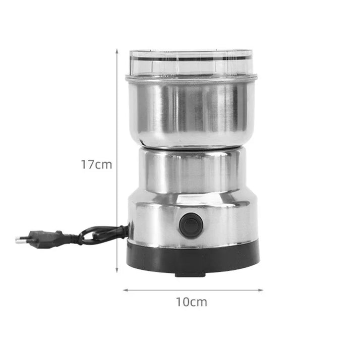 Electric Coffee Grinder Portable Cereals Nuts Spices Beans Flour Grinder Machine Household Multifunctional Kitchen Chopper Blade