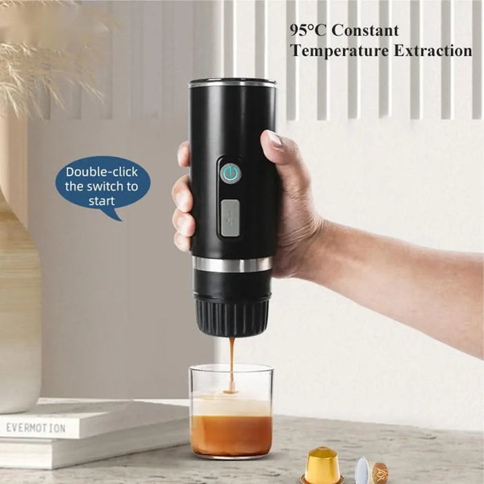 3 in 1 Portable Coffee Maker Fast Charging Electric Italian Coffee Machine Outdoor Travel Coffee Mixer for Nespresso Accessories