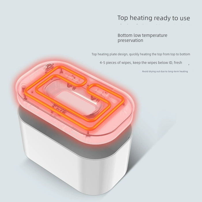 Wipe Heater Baby Constant Temperature Baby Wet Paper Towel Machine Heat Preservation Moisturizing Portable Charging Wet Tissue Box Warmer