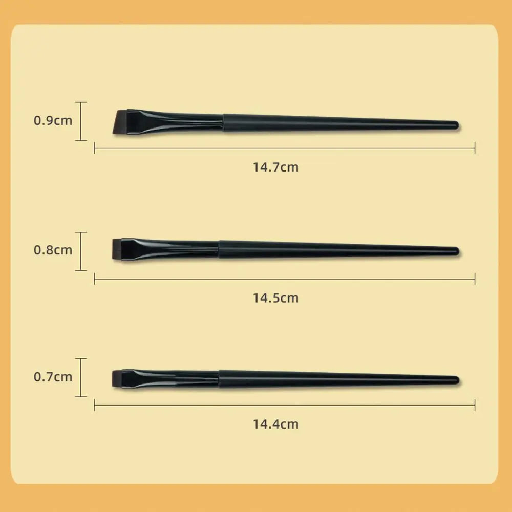 Make Up Tool Oblique Cosmetics Brush Flat Eyebrow Brush Liner Brow Brush Blade Makeup Brushes Angled Fine Eyeliner Brushes