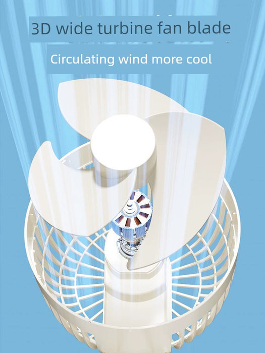 Chigo Air Circulator USB Clip-on Desktop Small Fan Student Dormitory Mini Chargeable Desk Fan Electric Fan