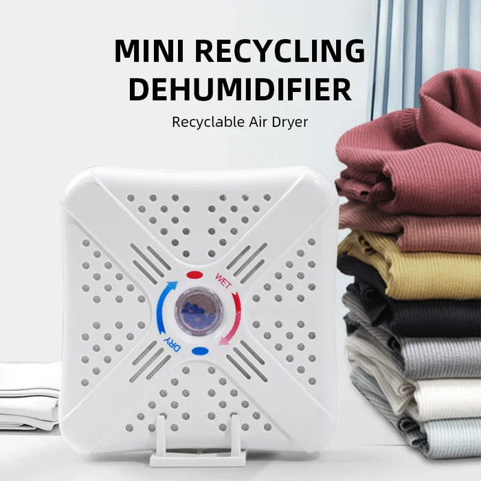 Portable Air Dryer Reusable Moisture Absorbent Dehumidifier Mold Prevention Humidity Dehumidifier for Wardrobe Bedroom