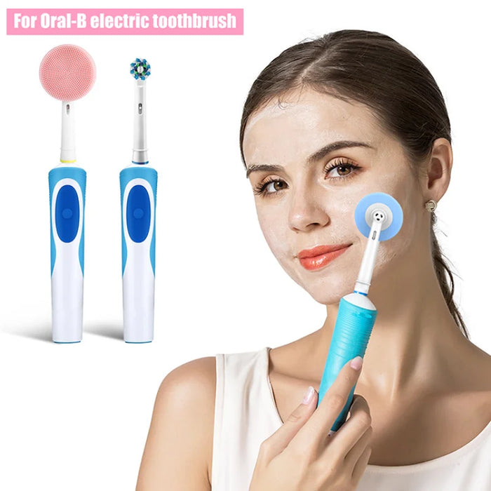 Replacement Brush Heads For Oral B Electric Toothbrush heads Facial Cleansing Brush Head Facial Cleanser Face Massage Skin Care