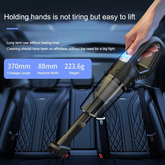 USB Charging Handheld Cordless Vacuum Cleaner 120W Portable Car Vacuum Cleaner Powerful Suction for Car Home Office Pet Hair